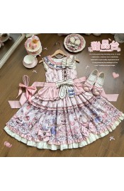 Honey Machine Dessert Table JSK(Pre-Order/Full Payment Without Shipping)